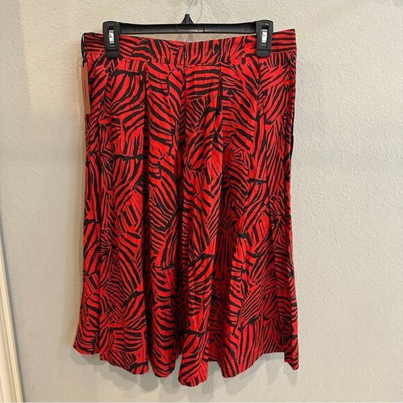 NWT Missoni | 46 / 10 | zebra Red and Black A-Line Skirt branded missoni skirt - Picture 8 of 11